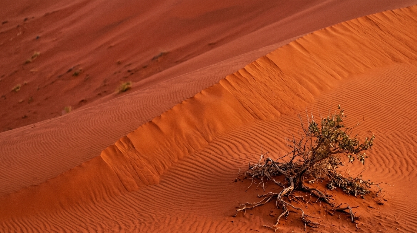 Kalahari desert landscape